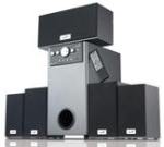 Zvučnici Genius Home Theater Deluxe SW- 5.1 5005W P.M.P.O. (RMS 150 W) Wooden, daljinski, black