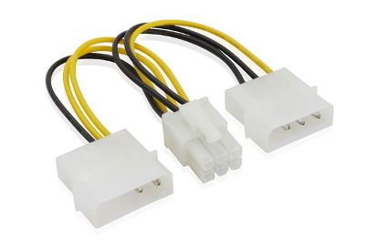 Kabl 2x 4p F na 6p M za napajanje grafičke karte(PCI EXPRESS) Wiretek