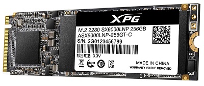 SSD ADATA 256GB ASX6000LNP-256GT-C M.2 PCIe
