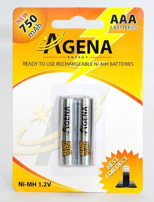 Baterija AGENA Punjiva 1,2V NiMH(750 Ah), AAA