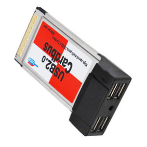 PCMCI CARDBUS USB2.0 4 porta (Via) Intex, Retail