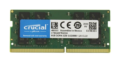 DDR4 8GB 3200MHz Crucial CT8G4SFRA32A SODIMM CL22