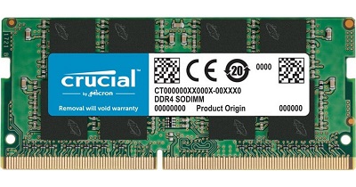 DDR4 16GB 3200MHz Crucial CT16G4SFRA32A	SODIMM