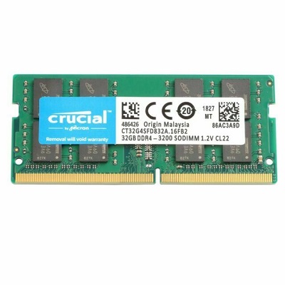 DDR4 32GB 3200MHz Crucial CT32G4SFD832A SODIMM CL22