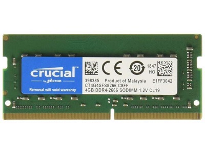 DDR4 4GB 2666MHz Crucial CT4G4SFS8266 SODIMM