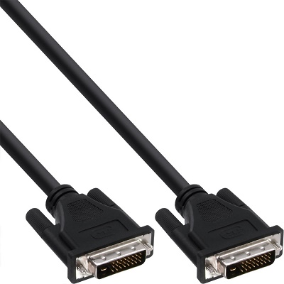 DVI kabl 1,8m DVI 24+1 na DVI 24+1 Dual link Wiretek