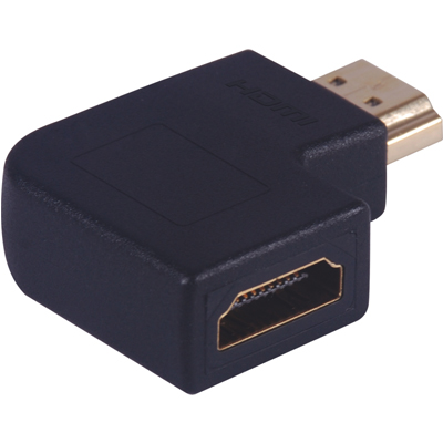 Adapter HDMI AM na AF pod desnim uglom Wiretek