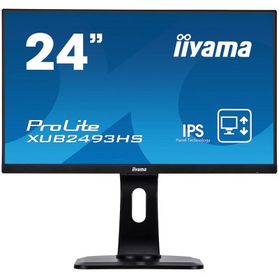 Monitor 24" IIYAMA XB2474HS-B2 Prolite Pivot,13cm Height Adj. Stand