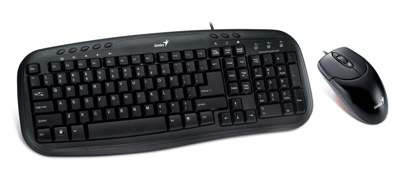 Tastatura + miš Genius KM-200 YU USB Black