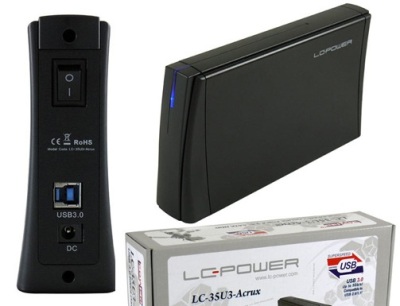 Fioka za hard disk LC POWER 3.5" LC-35U3-ACRUX SATA USB 3.0