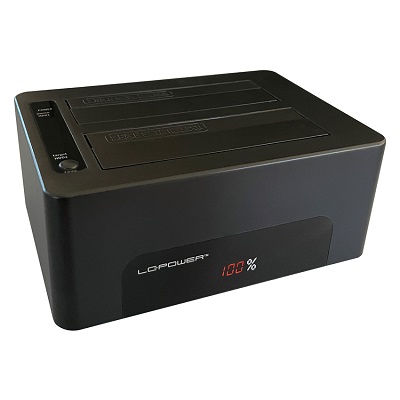 HDD DOCKING LC POWER LC-DOCK-U3-V USB3.2 1x1 HDD/SSD 