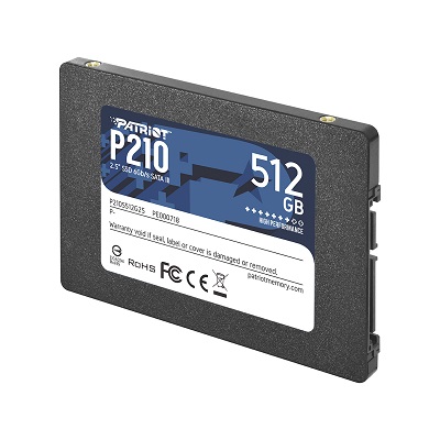 SSD  512GB Patriot P210 520MBs/430MBs P210S512G25 2.5 SATA3