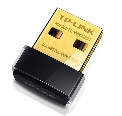 Wireless USB Adapter TP-Link TL-WN725N, 150Mbps, Nano, integrisana antena