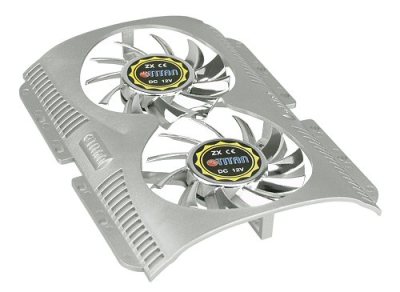 HDD hladnjak Titan TTC-HD22TZ sa 2x 60X60X10 mm kulerom, Silver, Retail