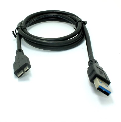 Kabl USB 3.0  0.65 m A-M to MicroB NEWMB, N-UCB303 black 