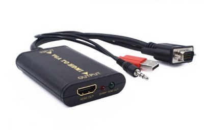 Adapter VGA+AUDIO+USB (samo za napajanje) na HDMI AF, NEWMB, N-VGA/HDMI