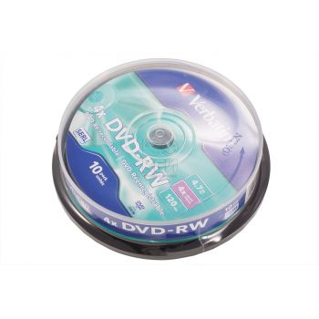 DVD-RW Verbatim 4,7 GB 4X 10/1