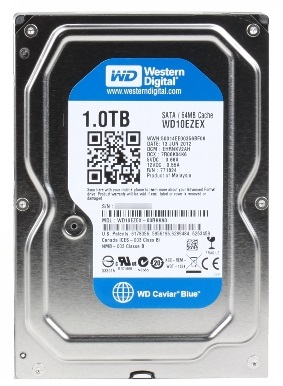 1 TB Western Digital Caviar Blue WD10EZEX SATA2/SATA3 , 64MB, 7200 rpm