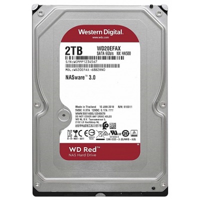 2TB Western Digital WD20EFAX Red SATA3, 256MB, 5400 RPM