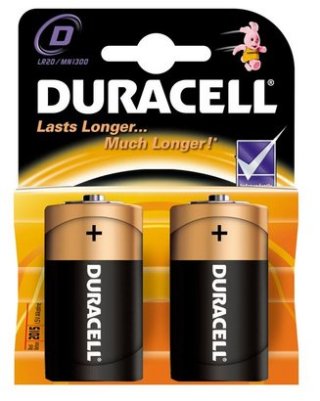 Baterija Duracell Alkalna 1,5V LR20,  komad 
