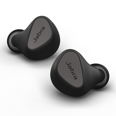 Bluetooth slušalice sa mikrofonom Jabra Elite 5 titanium black