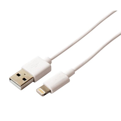 Kabl USB 2.0  lightning za iPhone 5/6/7/8/9/10/11 1M, beli, NEWMB N-US02