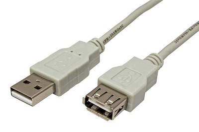 Kabl USB 2.0  3 m A-M A-F (produžn) SECOMP