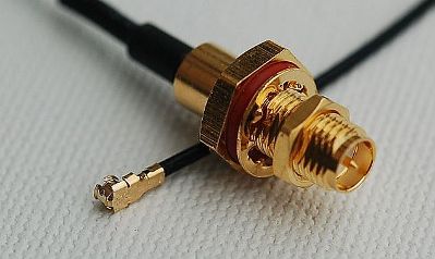 Kabl U.FL (Mini-PCI) to N-Type Female Bulkhead 20cm kabel za spajanje MiniPCI kartice na antenski konektor