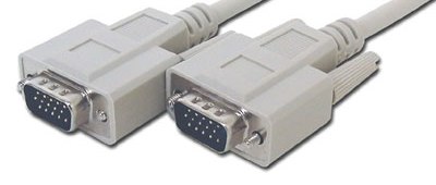 Kabl VGA 15 pin. za monitor M/M sa 2 ferita 3m, beige, Assman