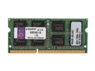 DDR3 8GB 1.600MHz Kingston KVR16S11/8, SO-DIMM