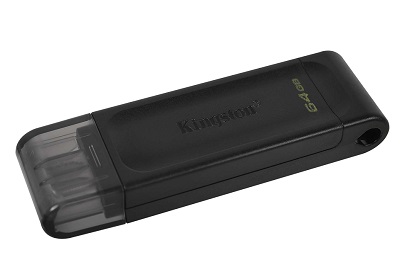 USB 3.2 FLASH DRIVE 128GB KINGSTON DataTraveler 70 DT70/128GB Type C
