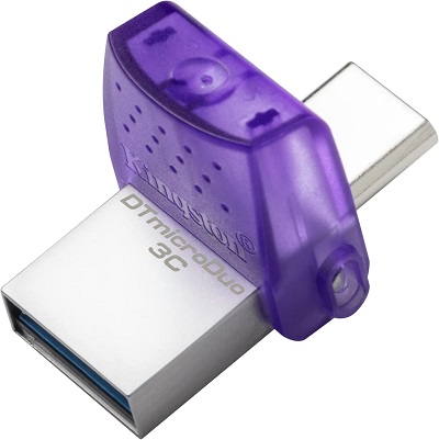 USB 3.2 Flash Drive 64GB Kingston DataTraveler microDuo 3C DTDUO3CG3/64GB