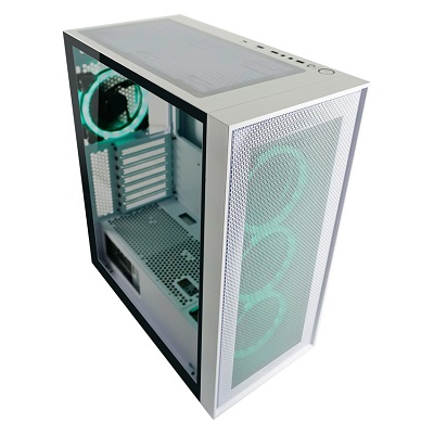 Tower LC Power Gaming 802W-ON White_Wanderer_X 1xUSB3.0/2x USB2.0 1xUSB-C 4xARGB fan 120mm   