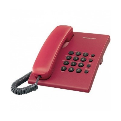 Žični telefon PANASONIC KX-TS500FXR crveni