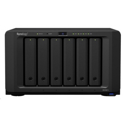 NAS Synology DiskStation DS1621+ 6-Bay NAS, 4-core 2.2 GHz CPU, 3.5"HDD or 2 xM.2 NVMe SSD