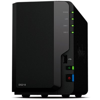 NAS Synology DiskStation DS218, Tower, 2-bays 3.5'' SATA HDD/SSD