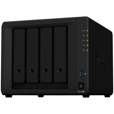 NAS Synology DiskStation DS420+, Tower, 4-Bays 3.5'' SATA HDD/SSD