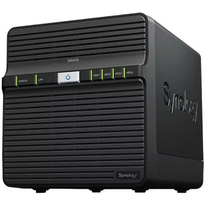 NAS Synology DiskStation DS420J, Tower, 4-bays 3.5'' SATA HDD/SSD