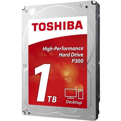 1TB TOSHIBA 3.5" SATA III 64MB 7.200rpm HDWD110UZSVA P300 series