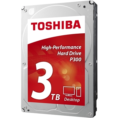3TB TOSHIBA 3.5" SATA III 64MB 7.200rpm HDWD130UZSVA P300 series bulk