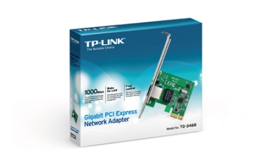 Mrežna karta TP Link TG-3468, 10/100/1000 MBit PCI-E, UTP, RTL8168B Retail