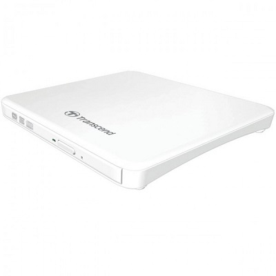 DVD Writer Transcend TS8XDVDS-W, Ultra Slim Externi 8X, USB,  White
