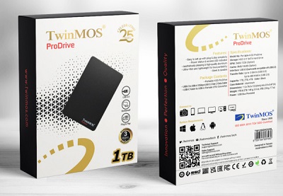 Eksterni hard disk 2,5" TwinMOS 1TB TM1000GPD USB3.0