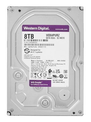 8TB Western Digital WD84PURZ Caviar Purple SATA3 128MB 5640rpm