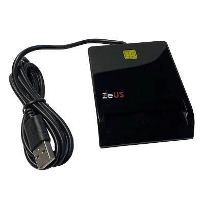 Čitač Smart kartica Zeus CR814 ( biometrijske lične karte, vozačke dozvole..)